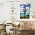 thumbnail image 4 of Elephant Stock Key West Destination Signs Wall Art - Vertical Multi Panel Canvas - Living Room Wall Decor - Places Multi Panel - Purple And Blue Decor - 14" x 23", 4 of 4