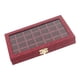thumbnail image 4 of Estuche de viaje Jewess para guardar anillos y accesorios, 28 compartimentos, 7 colores rojo púrpura, 4 of 6