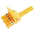thumbnail image 1 of Localizador de Agujeros Perforados para Madera Localizador de Agujeros Perforados Rectos Herramienta de Bricolaje para Empalme de Redonda Amarillo, 1 of 7