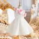 thumbnail image 3 of Vestido de Cumpleaños para Niñas Color Sólido sin Mangas Correa de Hombro Vestido de Princesa Falda Plisada de Moda, 3 of 5