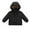 Black, variant on Kids Boys Winter Coat Thicken Fleece Lined Warm Puffer Jacket Zip up Hooded Fleece Coat Winter Clothes Waterproof Outwear Coats with Pockets