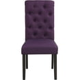 thumbnail image 2 of Upholstered Dining Chairs Set of 2, High Seat Back Dining Chair with Solid Wood Legs, 2 of 3