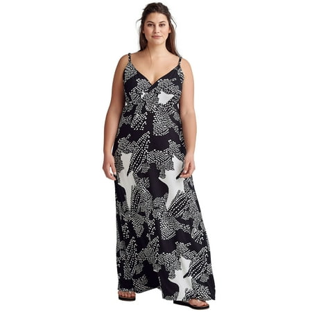 Jersey Knit Surplice Dress - Ellos Plus Size Knit Surplice Maxi Dress