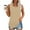 Khaki, variant on gakvbuo Summer Tank Top for Womens 2025 Summer Women'S New Solid Color Round Neck Camisole Sleeveless