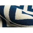 thumbnail image 4 of Momeni  Baja Retro Indoor Outdoor Rug Navy 6'7" x 9'6" Graphic, Geometric 7' x 9' Outdoor, Indoor Entryway, Patio Ivory Rectangle, 4 of 9