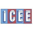 thumbnail image 2 of Men's ICEE Classic Red and Blue Logo  Graphic Tee White 3X Large, 2 of 5