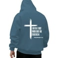 thumbnail image 3 of FASHOFT Christian Hoodies for Men Inspirational Religious Faith Cross Graphic Sweatshirt Vintage Bible Verse Hoodie Pullover Fall Winter Tops Navy L, 3 of 7