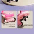 thumbnail image 5 of iRerts 12V Electric Wiggle Car for Kids with Pedal, Powered Ride on Toys for Toddlers, 2 in 1 Drifting Swing Car with Bluetooth, Anti-Rollover, Flashing Wheels, for Ages 3+ Gifts, Pink, 5 of 10