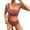 Coffee, variant on Tanki-ni Swimsuits for Women Sexy Solid Color Swimwear Two-piece Slim Swimsuit Bikini Straped Swimsuits on Clearance!