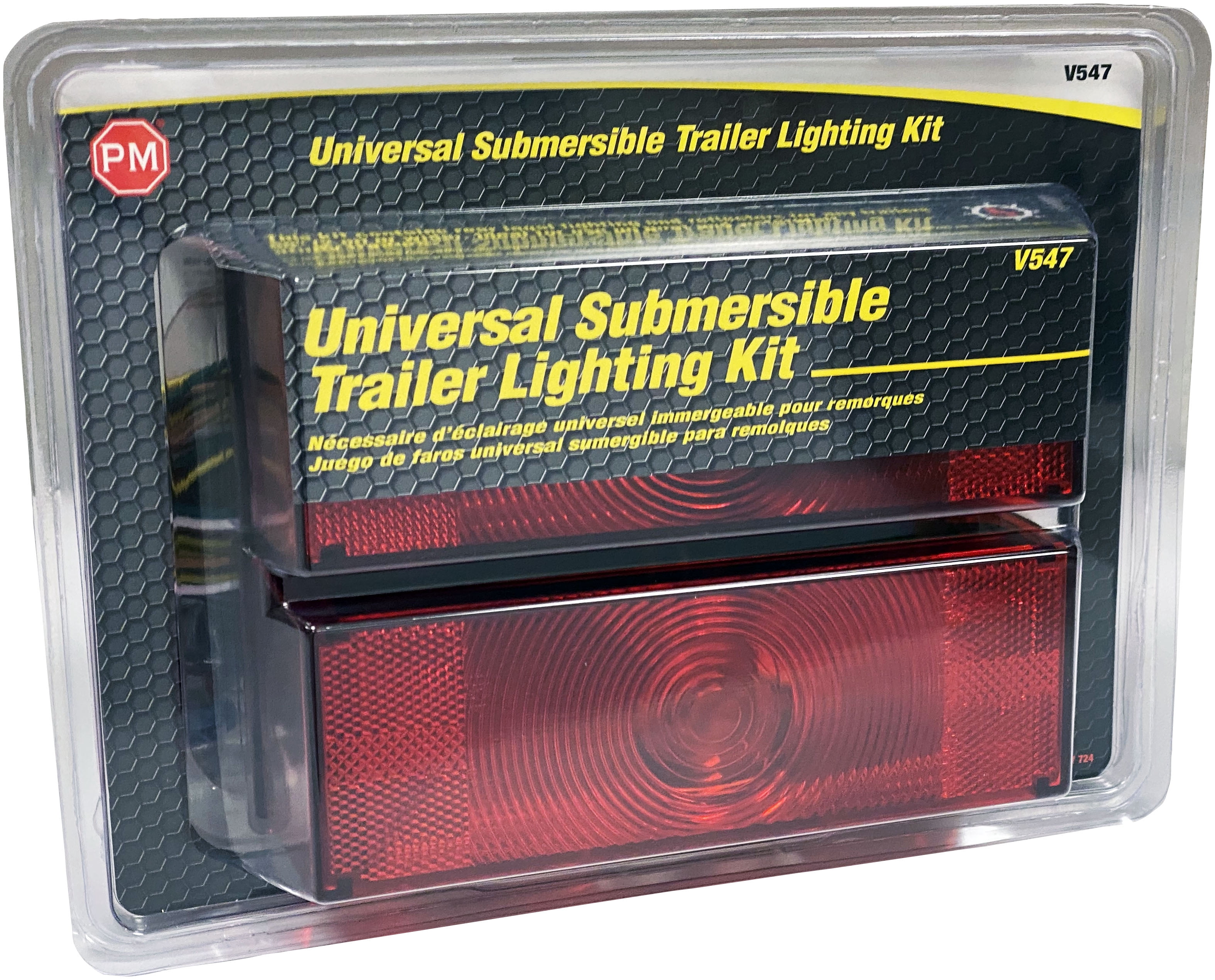 Peterson Manufacturing V547 Submersible Rear Light Kit for Trailers Over 80 inches
