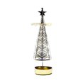 thumbnail image 1 of PENGXIANG Rotary Tea Light Candle Holder  Christmas Tree-shaped Spinning Metal Candlestick Candle Holder  Romantic Rotation Decorative Candle Holder Christmas Decoration for Wedding Party, 1 of 18