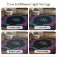 thumbnail image 7 of ODIKA 8'x10' Washable Area Rug Star Design With Cosmic Nebula Border Space Astronaut Galaxy Playful Expressive for Living Room, Under Sectional, Family , Durable, Non-Slip, 7 of 7