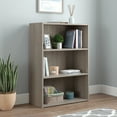 Sauder Beginnings Finish 3Shelf Bookcase, Silver Sycamore Finish