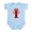 Sky Blue, variant on CafePress - Lobster Infant Bodysuit - Baby Light Bodysuit, Size Newborn - 24 Months