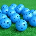 thumbnail image 3 of 10Pcs Golf Balls Elastic Safety PE Perforated Have Hole Golf Training Aids for Golf Lover, 3 of 8