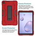 thumbnail image 2 of GoldCherry Case for Samsung Galaxy Tab A 8.4 SM-T307 (2020 Released),Hybrid Heavy Duty Shockproof Armor Rugged Full-Body Protective Case Cover for Samsung Galaxy Tab A 8.4 Inch T307(Red/Black), 2 of 6