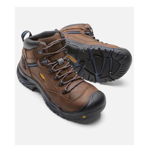 Keen Men’s Braddock Brown Leather Steel Toe Work Boot Size US 11 EE Keen Men main image 2