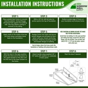 Steelway Angled Basement Door - Fully Welded Durable Cellar Doors for Enhanced Security and Weather Protection 51 W x 43.5 L x 52.5 H