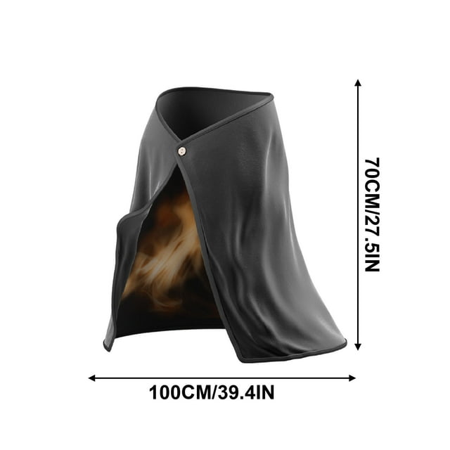 USB Heating Blanket Shawl - Portable Electric Warming Pad for Home, Office, Knees & Mattress, Adjustable Temperature