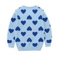 thumbnail image 4 of Mercatoo Girl Sweatshirts Valentine's Day Crewneck Long Sleeve Pullover Cotton Graphic Top Cute Heart Print Sweater Shirts, 4 of 4