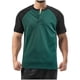 thumbnail image 1 of pstuiky camisetas de hombre, Camisa informal de moda para hombre, con botones, color a juego, bolsillo en el pecho, manga corta y solapa camisetas de hombre m, 1 of 7