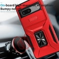 thumbnail image 3 of Funda para GANGXUN Google Pixel 7 - Soporte metálico, Función magnética, Rojo, 3 of 5