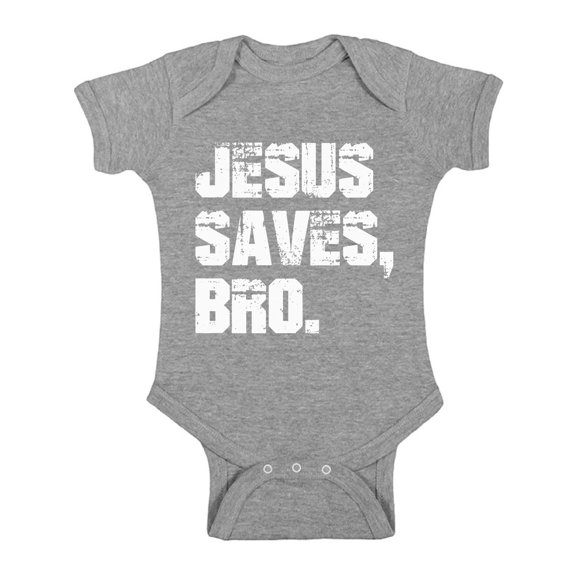 Awkward Styles Jesus Saves Bro Baby Bodysuit Short Sleeve for Newborn Baby Christian Clothes for Baby Boys Christian Bodysuits for Baby Girls Jesus Clothing for Baby Kids Jesus Saves Bro One Piece