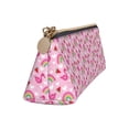 thumbnail image 2 of Xecao Cute Flamingo Print Leather Pencil Case -Stationery Bag Pen Holder for Work & Office, 2 of 5