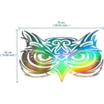 thumbnail image 3 of GFDYREE Owl Car Decals, Practical Laser Owl Car Hood Sticker, Self-Adhesive Vinyl Graphics Decals for Car/Truck, Universal Car Hood Body Side Rear Window Stickers(29.5"x19.7"), 3 of 7