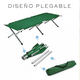 thumbnail image 4 of Catre Plegable Para Acampar Cama Portátil Campismo 190x64x42 Verde, 4 of 5