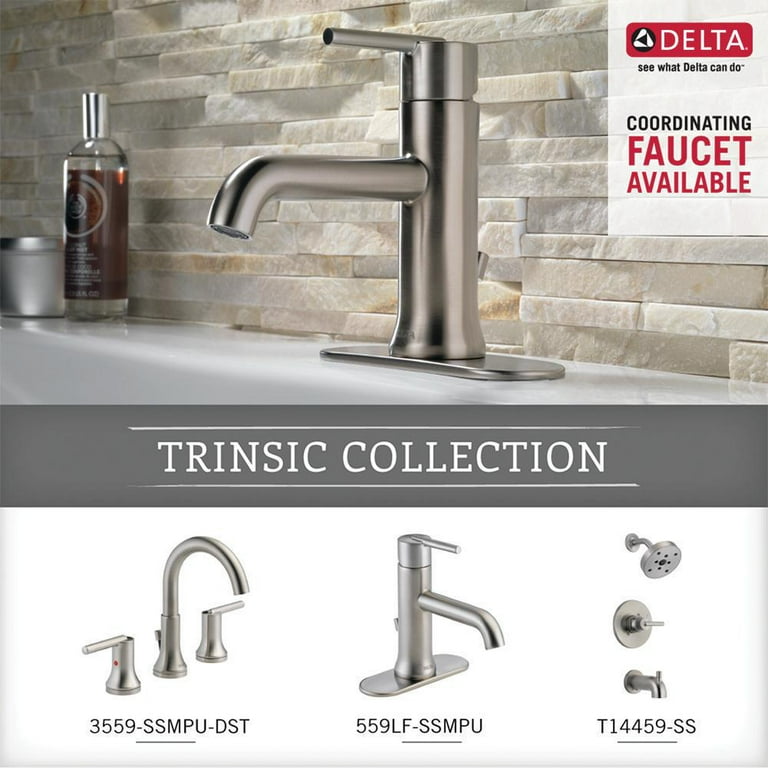 Free Shipping Delta 75912 Trinsic 12 Wall Mounted Towel Bar Brilliance Stainless Walmart Walmart