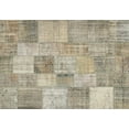 thumbnail image 1 of Ahgly Company Indoor Rectangle Contemporary Khaki Green Patchwork Area Rugs, 3' x 5', 1 of 6