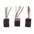 thumbnail image 2 of Soporte de enchufe de automotriz de 5 pines precableado 40A 12V / 24V (paquete de 3) Zulema Zócalo de relé de 40 amperios, 2 of 8