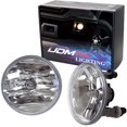 thumbnail image 1 of iJDMTOY One Pair Driver Passenger Sides Fog Light Lamps w/5202 Halogen Bulbs Compatible With Chevrolet GMC Ford (OEM#, 1 of 5
