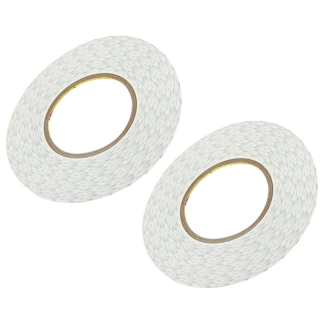 Double Sided Adhesive Tape,(2Pcs/Set) Strong Double Sided White Double Sided Tape Double Sided Tape Reliable and Durable