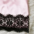 thumbnail image 7 of Brnmxoke Womens Lingeries Silk Pajamas Robes Set 4Pcs Sexy Pjs Cami Shorts Satin Sleepwear Soft Cozy Lace Solid Color Nightwear Sets Loungewear, 7 of 7