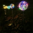 thumbnail image 5 of Utoimkio Solar Outdoor Lights LED Solar Garden Globe Lights,Solar Stake Ball Light Auto On/Off,Solar Pathway Lights for Landscape Patio Yard Lawn Outside Decor(Multicolor), 5 of 6