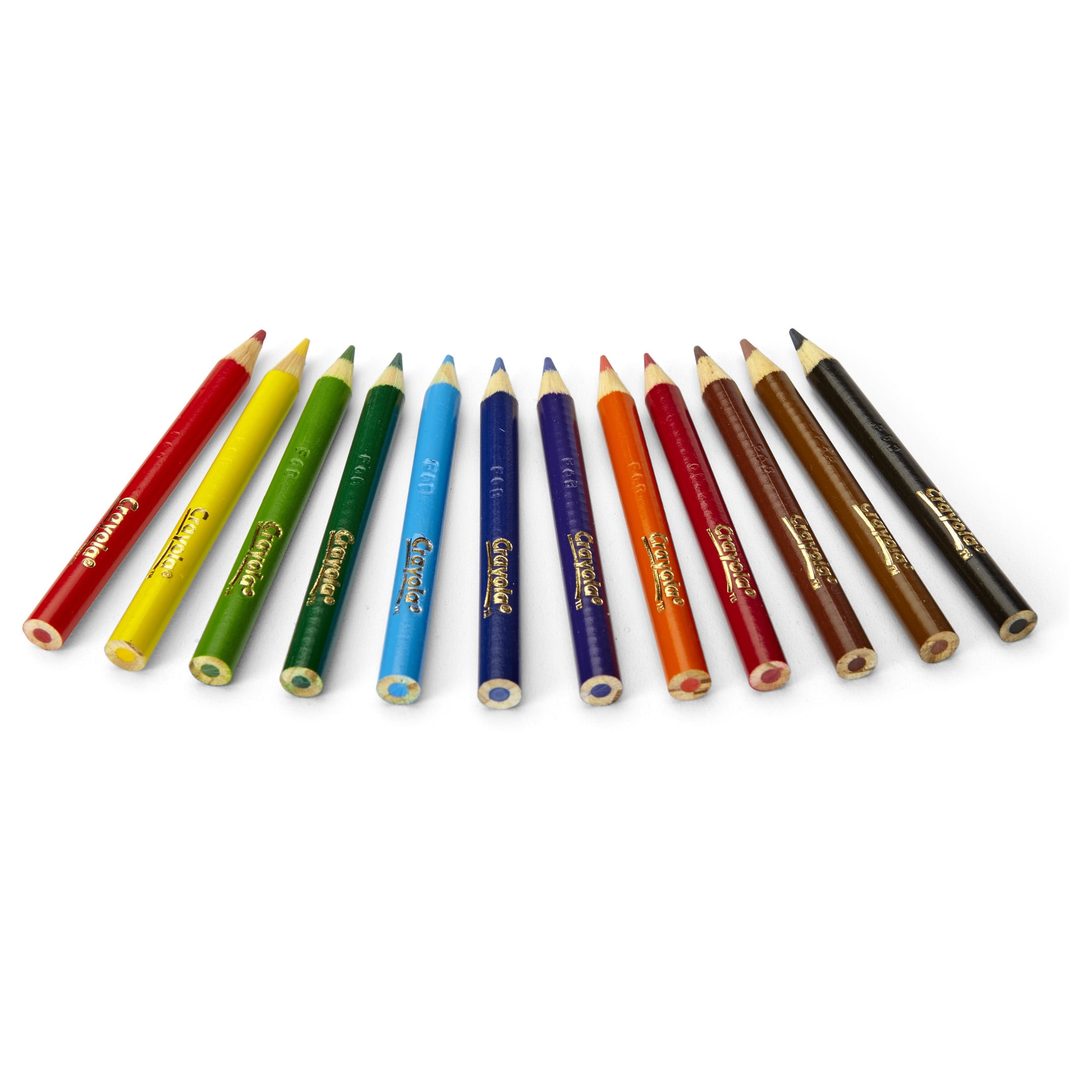 Crayola Short Colored Pencils, 12 Per Pack, 12 Packs