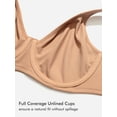 thumbnail image 3 of DELIMIRA Women's Inbarely Plus Full Coverage Bra Plus Size Underwire Unlined Seamless Bras, 3 of 6