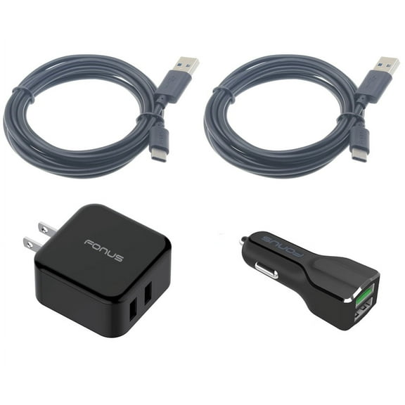 USB Cable Fast Home Car Charger for Samsung Galaxy Z Fold4/Fold 3 5G/Flip4/Flip 3 5G Phones - Type-C 6ft Long Travel Power Adapter W8J for Galaxy Z Fold4/Fold 3 5G/Flip4/Flip 3 5G Models