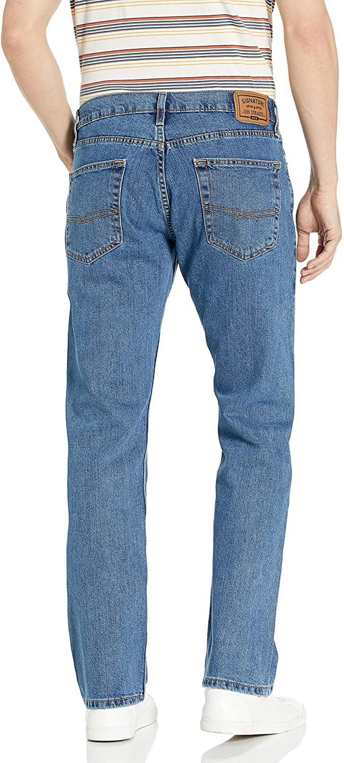 Signature by Levi Strauss  Co. Gold Label Mens Regular Fit Jeans - image 2 of 3