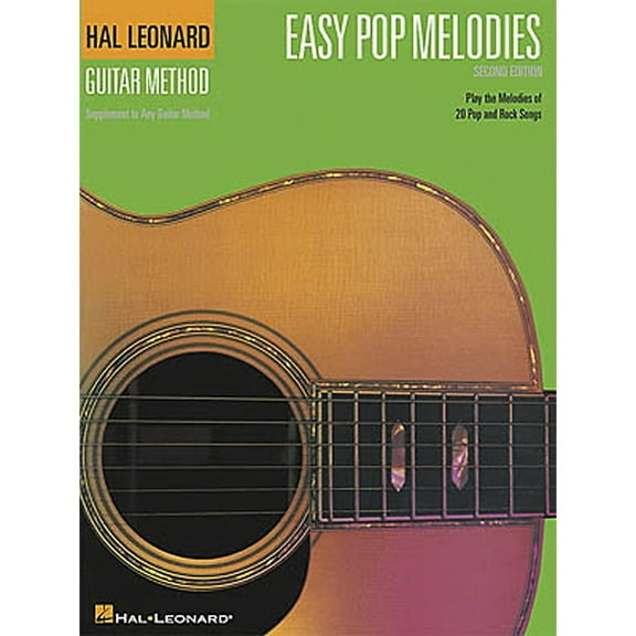 Hal Leonard Easy Pop Melodies - 3rd Edition Guitar Chord Songbook