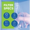 thumbnail image 3 of Great Value LG LT1000P, LT1000PC, MDJ64844601 Kenmore 469980, 9980 Refrigerator Water Filter Replacement, 1 Pack, 3 of 5