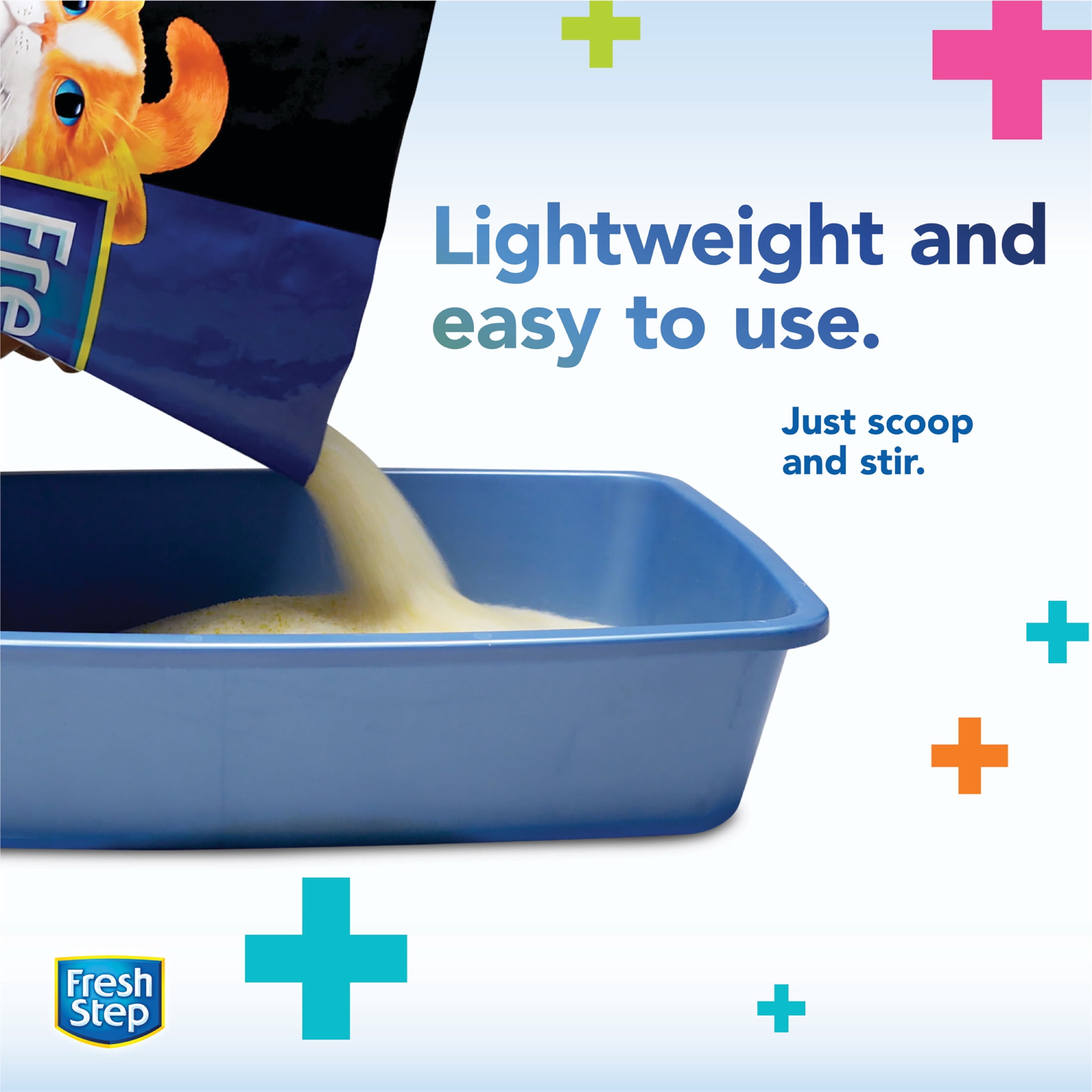 Fresh Step Crystals Health Monitor pH Indicator Cat Litter, 7 lb Bag