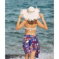 thumbnail image 2 of HAPPY BAY Women's Sarong Bikini Skirt Swimsuit Cover up Summer Wraps Bathing suit Swimwear Beach Wrap Skirts for Women One Size Blue, Turtle, 2 of 5