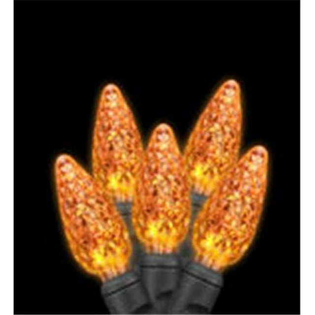 Reinders 20607RB C6 LED Light Strands Orange Full Wave