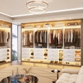 thumbnail image 2 of Homieasy 30'' W Closet System with Wooden Drawers, White, 2 of 7