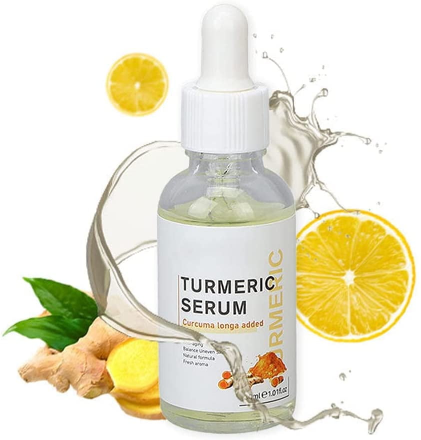 Turmeric Dark Spot Corrector Serum,Hyaluronic Acid Brightening,Anti Aging Dark Circle Skin Moisturizing