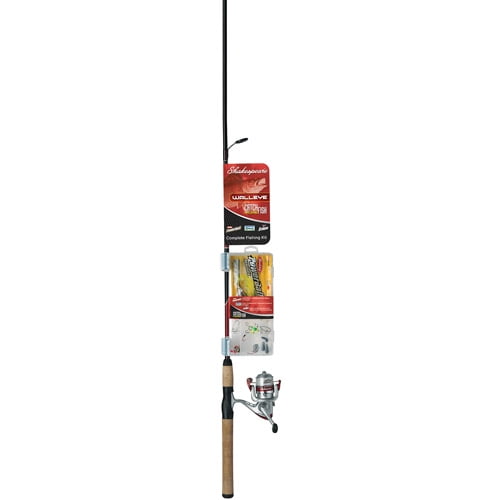 Shakespeare Catch More Fish 6'6" Walleye 2Piece Medium Action Spinning