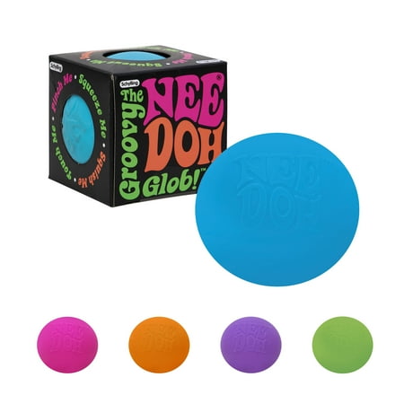 Needoh Groovy Glob, Original Squeeze Novelty Toy, Colors Vary, Children Ages 3+